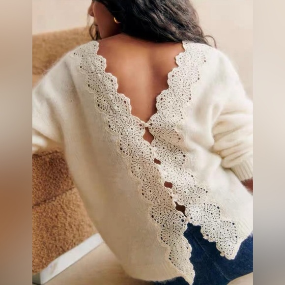 SEZANE ASTRIDE JUMPER w/ gift pouch - Picture 3 of 7